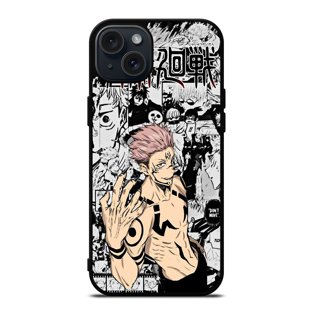 SUKUNA JUJUTSU KAISEN MANGA iPhone 15 Plus Case Cover