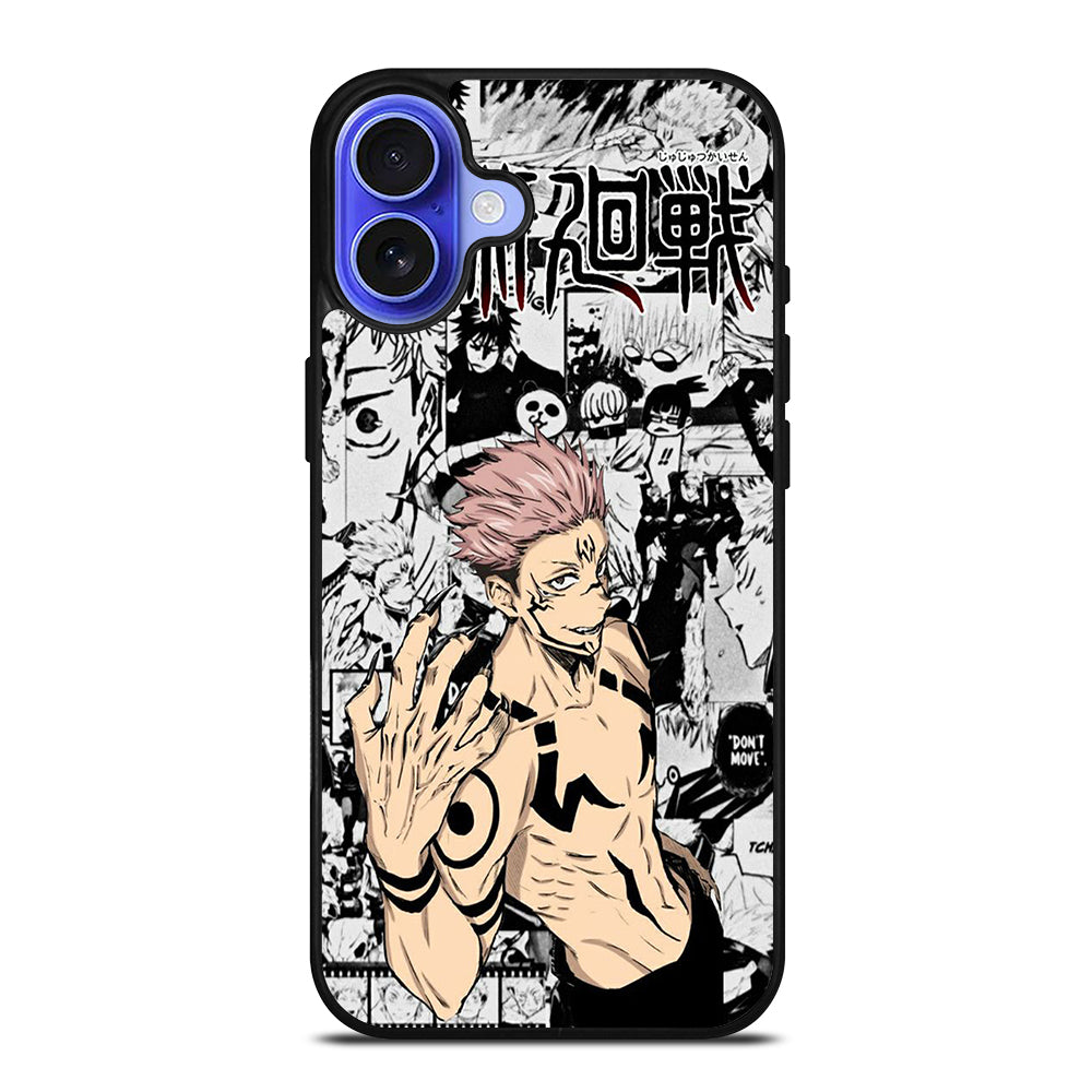 SUKUNA JUJUTSU KAISEN MANGA iPhone 16 Case Cover