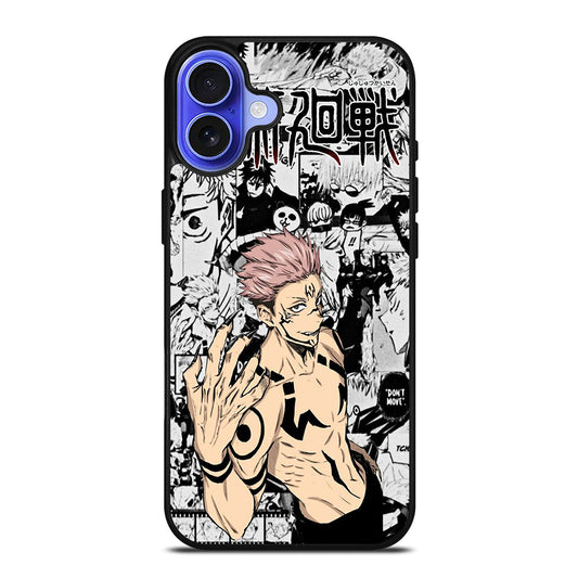 SUKUNA JUJUTSU KAISEN MANGA iPhone 16 Case Cover