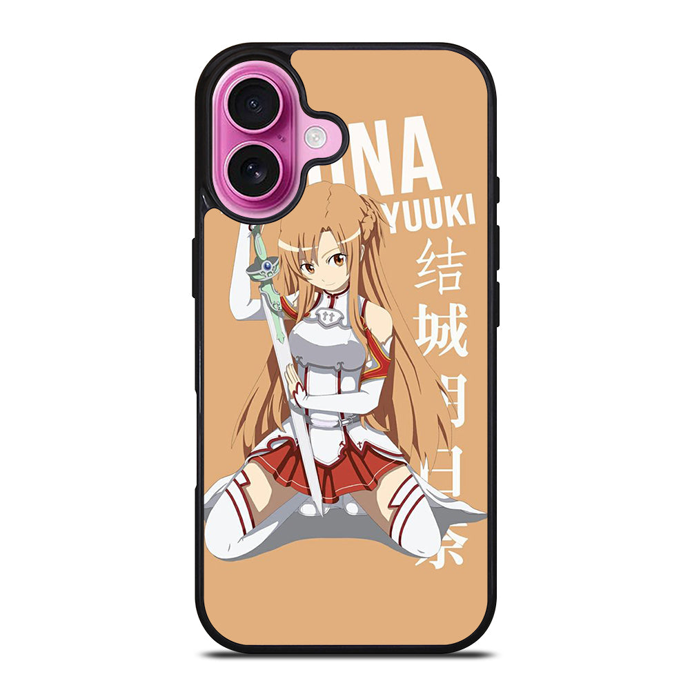 SWORD ART ONLINE ASUNA YUUKI iPhone 16 Plus Case Cover