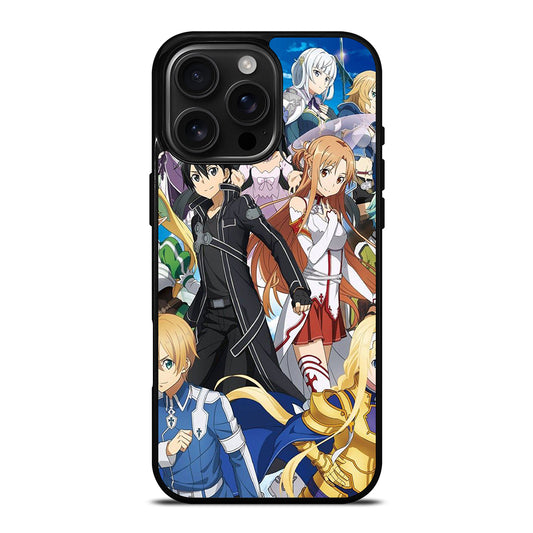 SWORD ART ONLINE CHARACTERS 1 iPhone 16 Pro Max Case Cover