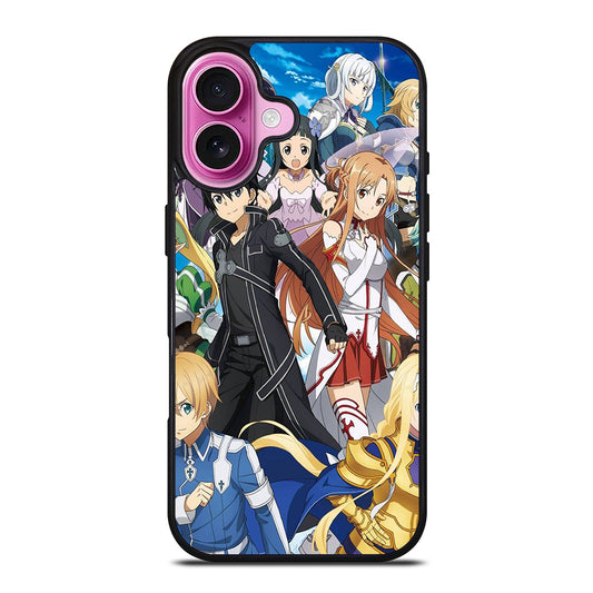 SWORD ART ONLINE CHARACTERS 1 iPhone 16 Plus Case Cover