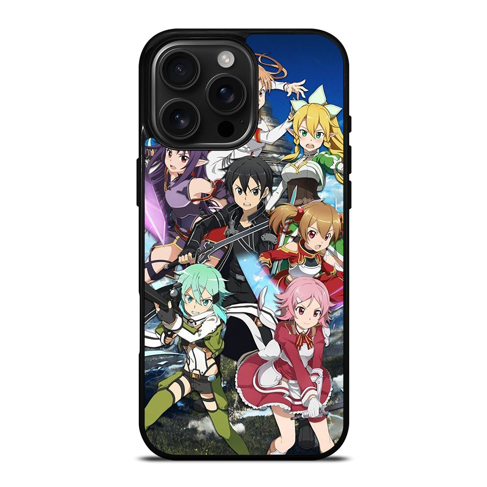 SWORD ART ONLINE CHARACTERS 2 iPhone 16 Pro Max Case Cover