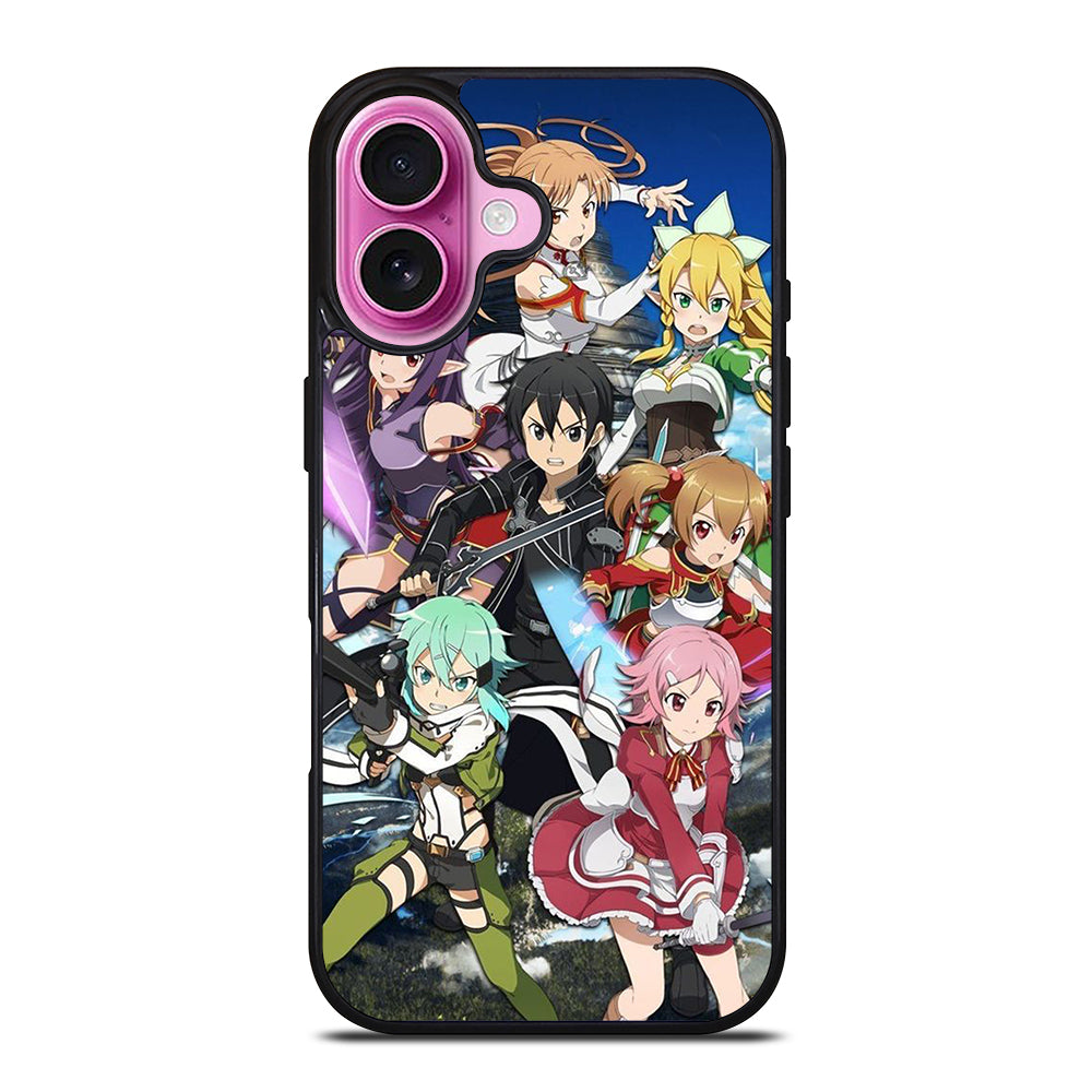 SWORD ART ONLINE CHARACTERS 2 iPhone 16 Plus Case Cover
