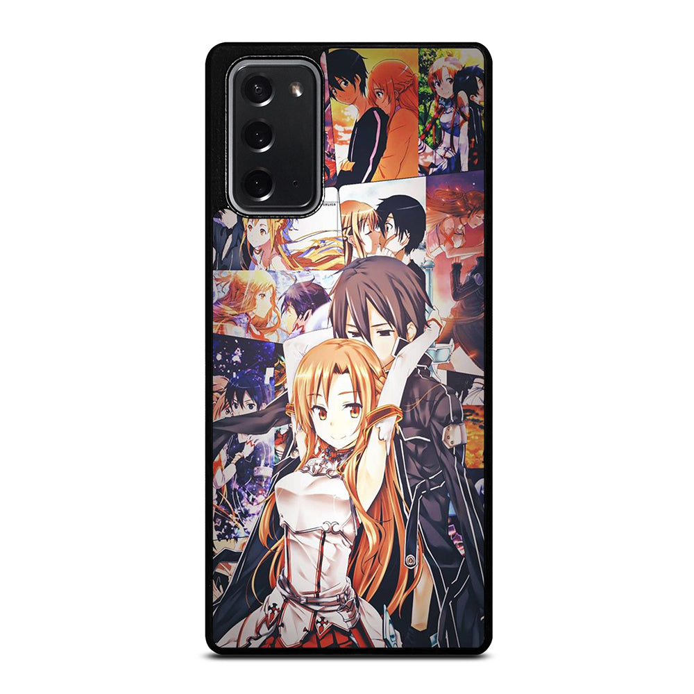 SWORD ART ONLINE KIRITO AND ASUNA COLLAGE Samsung Galaxy Note 20 Case Cover