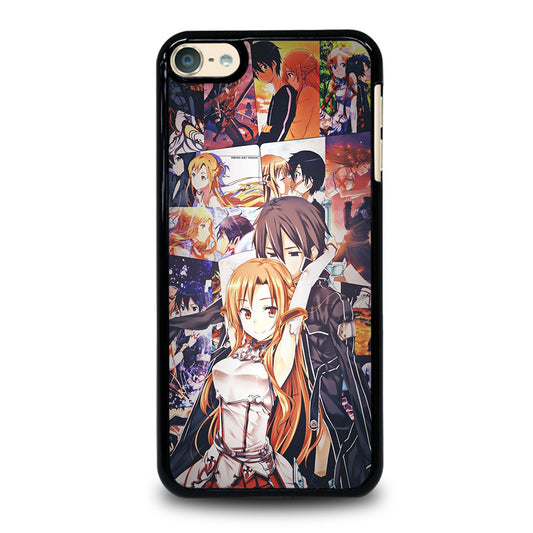 SWORD ART ONLINE KIRITO AND ASUNA COLLAGE iPod Touch 6 Case Cover
