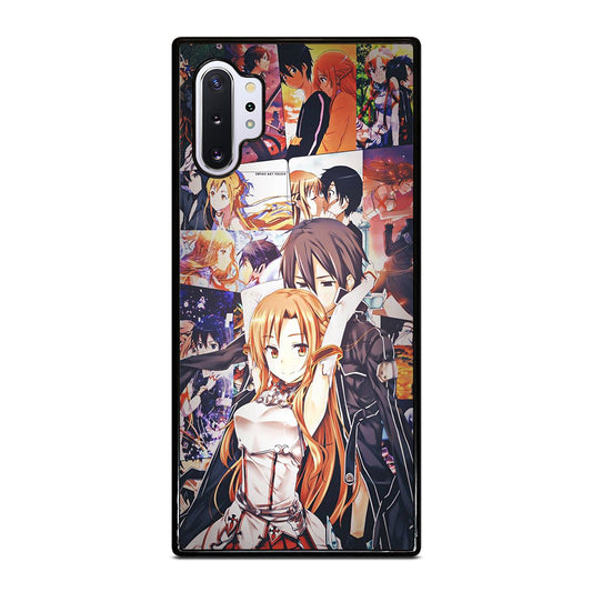 SWORD ART ONLINE KIRITO AND ASUNA COLLAGE Samsung Galaxy Note 10 Plus Case Cover