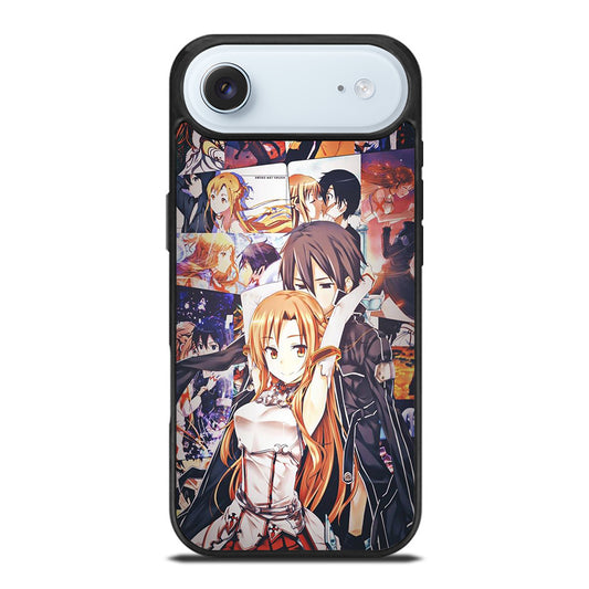 SWORD ART ONLINE KIRITO AND ASUNA COLLAGE iPhone Air Case Cover