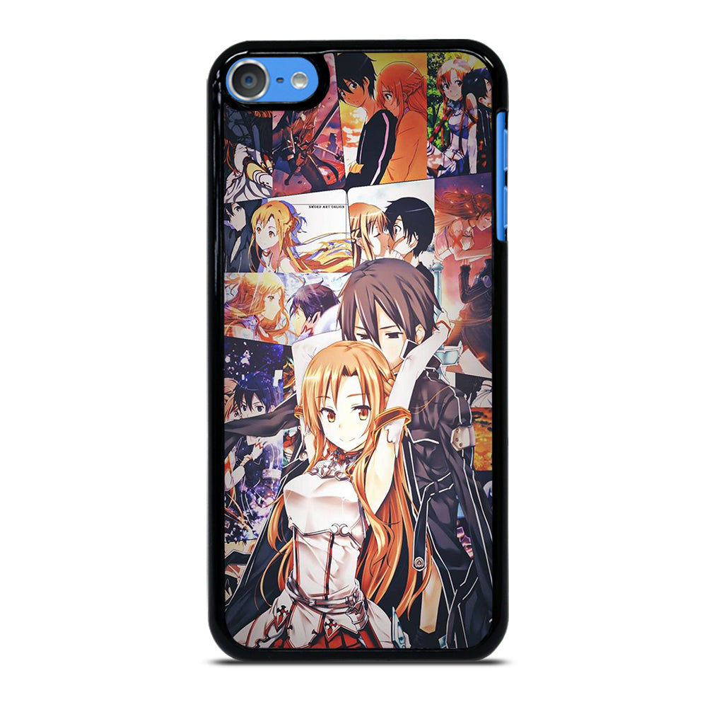 SWORD ART ONLINE KIRITO AND ASUNA COLLAGE iPod Touch 7 Case Cover