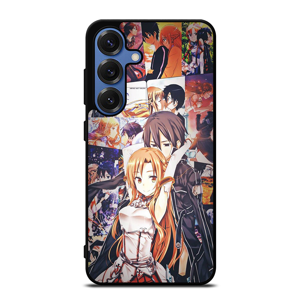 SWORD ART ONLINE KIRITO AND ASUNA COLLAGE Samsung Galaxy S26 Case Cover