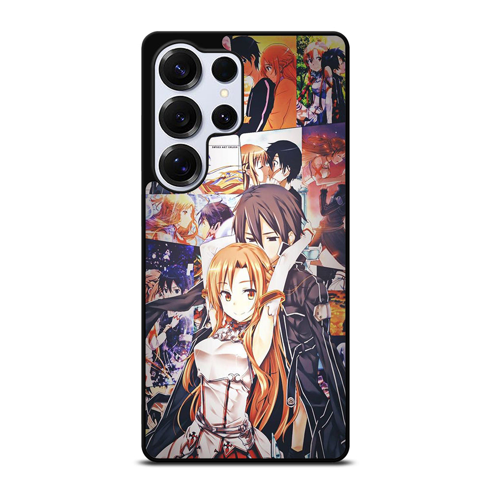 SWORD ART ONLINE KIRITO AND ASUNA COLLAGE Samsung Galaxy S25 Ultra Case Cover