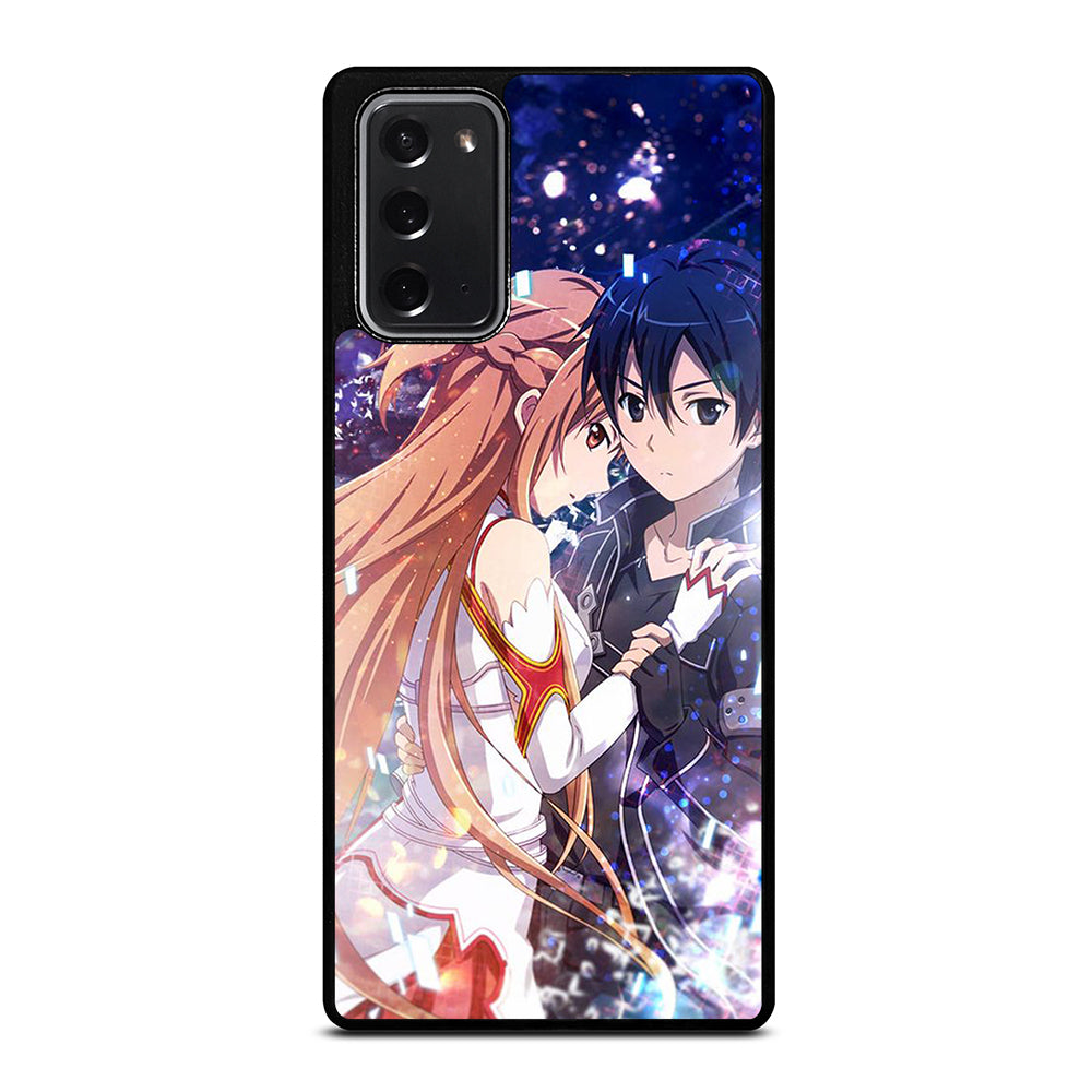 SWORD ART ONLINE KIRITO AND ASUNA LOVE ANIME Samsung Galaxy Note 20 Case Cover