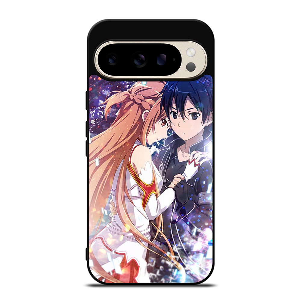 SWORD ART ONLINE KIRITO AND ASUNA LOVE ANIME Google Pixel 9 Pro Case Cover