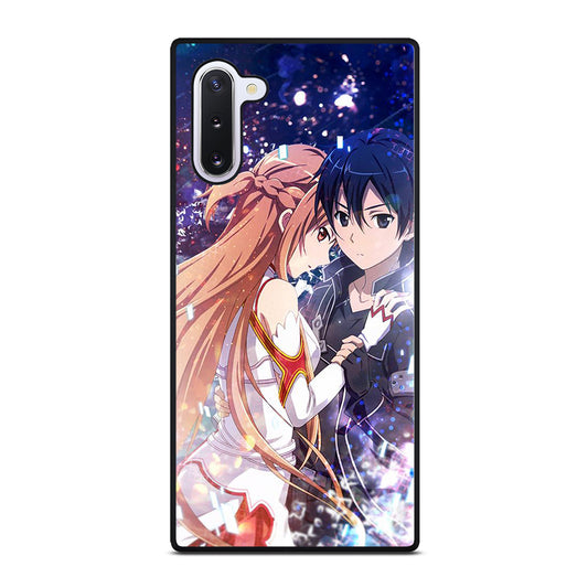 SWORD ART ONLINE KIRITO AND ASUNA LOVE ANIME Samsung Galaxy Note 10 Case Cover