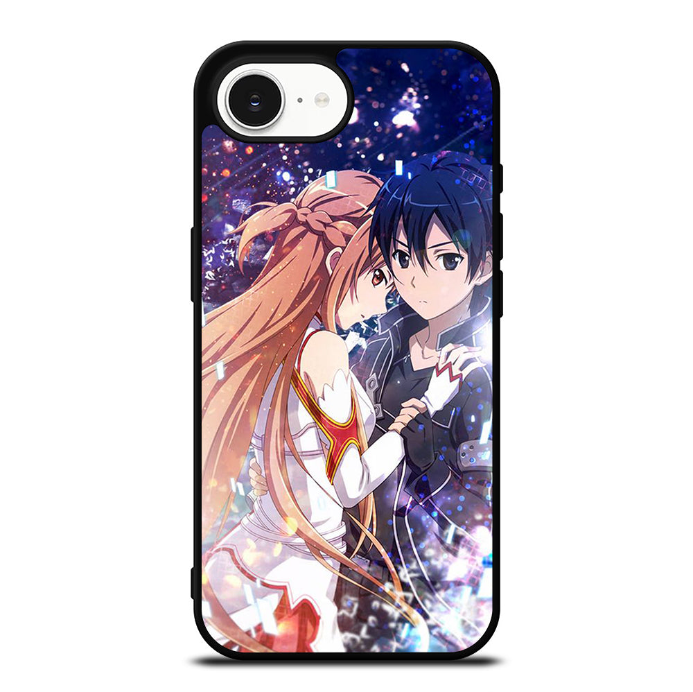 SWORD ART ONLINE KIRITO AND ASUNA LOVE ANIME iPhone 16e Case Cover