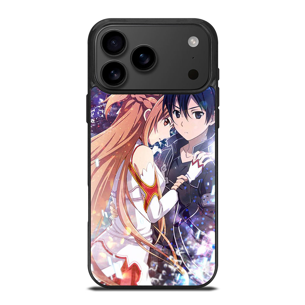 SWORD ART ONLINE KIRITO AND ASUNA LOVE ANIME iPhone 17 Pro Max Case Cover