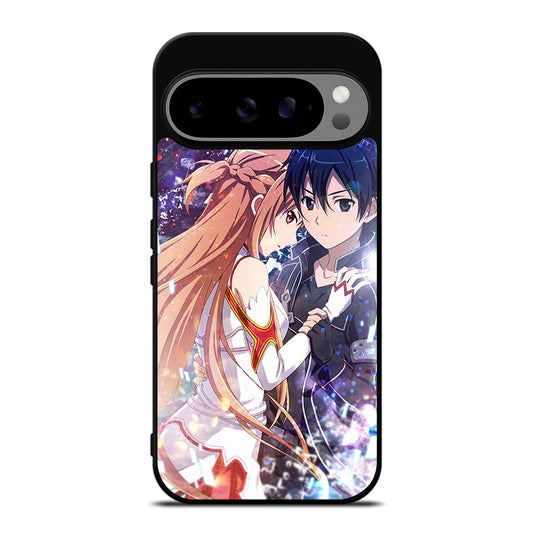 SWORD ART ONLINE KIRITO AND ASUNA LOVE ANIME Google Pixel 9 Pro XL Case Cover