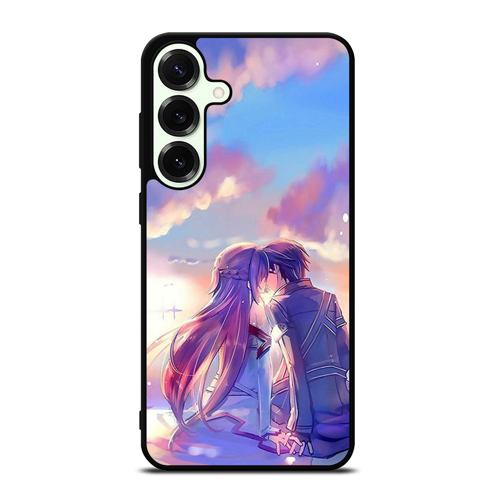 SWORD ART ONLINE KIRITO AND ASUNA LOVE ART Samsung Galaxy S25 Plus Case Cover