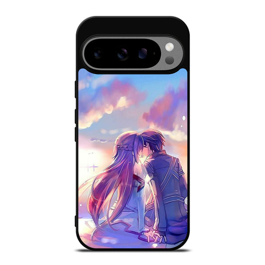 SWORD ART ONLINE KIRITO AND ASUNA LOVE ART Google Pixel 9 Pro XL Case Cover