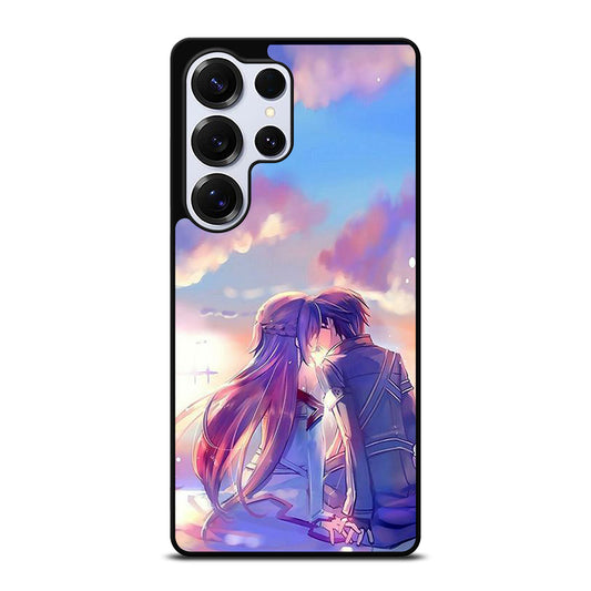SWORD ART ONLINE KIRITO AND ASUNA LOVE ART Samsung Galaxy S25 Ultra Case Cover