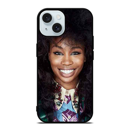 SZA SINGER FACE iPhone 15 Case Cover