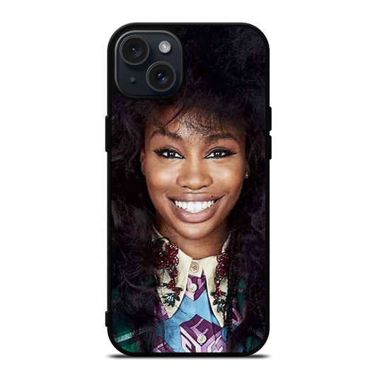 SZA SINGER FACE iPhone 15 Plus Case Cover