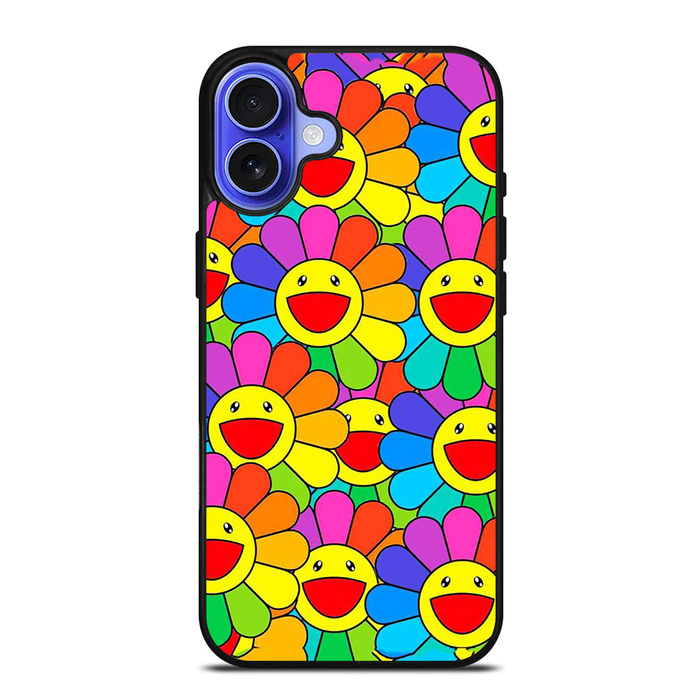 TAKASHI MURAKAMI FLOWERS COLLAGE 1 iPhone 16 Case Cover