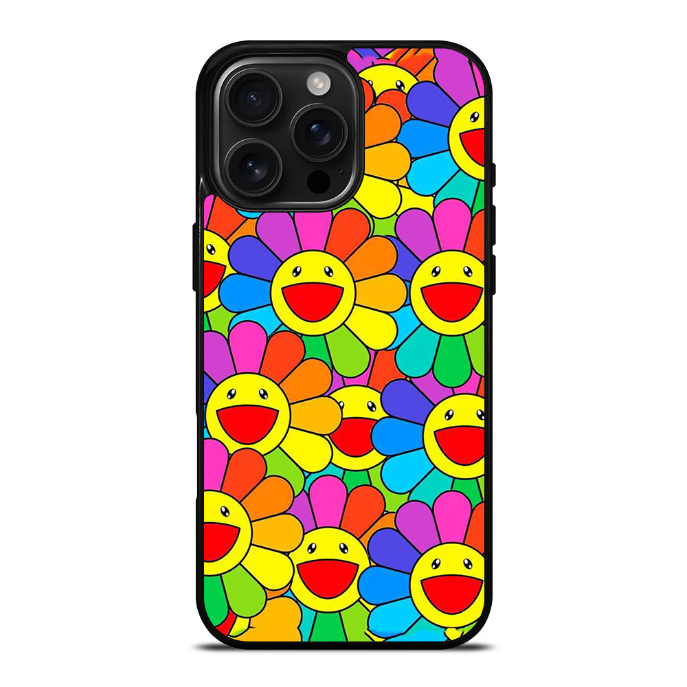 TAKASHI MURAKAMI FLOWERS COLLAGE 1 iPhone 16 Pro Max Case Cover
