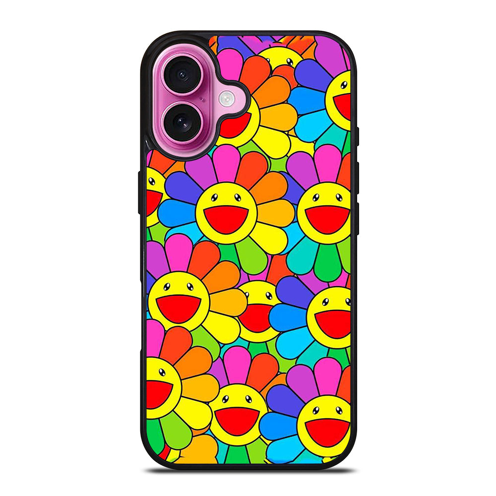 TAKASHI MURAKAMI FLOWERS COLLAGE 1 iPhone 16 Plus Case Cover