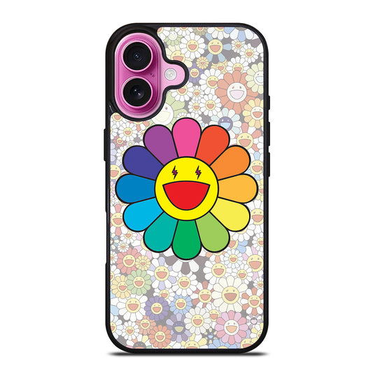 TAKASHI MURAKAMI FLOWERS COLLAGE 2 iPhone 16 Plus Case Cover