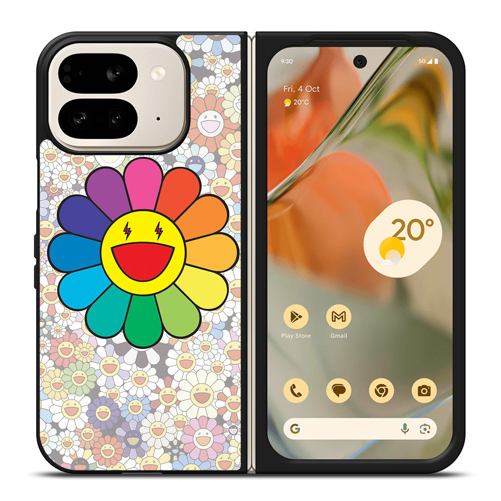 TAKASHI MURAKAMI FLOWERS COLLAGE 2 Google Pixel 9 Pro Fold Case Cover