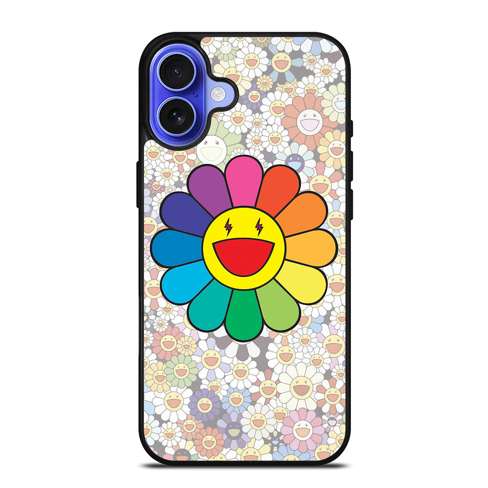 TAKASHI MURAKAMI FLOWERS COLLAGE 2 iPhone 16 Case Cover