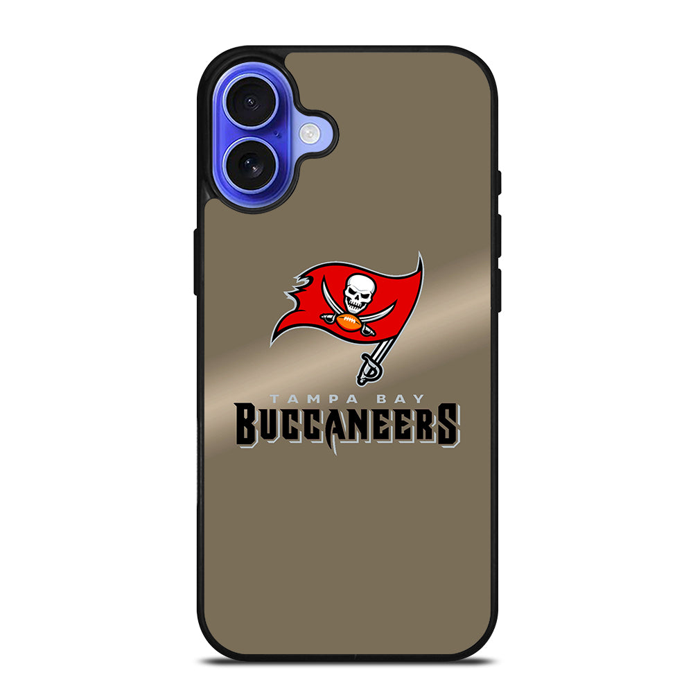 TAMPA BAY BUCCANEERS METAL ICON iPhone 16 Case Cover