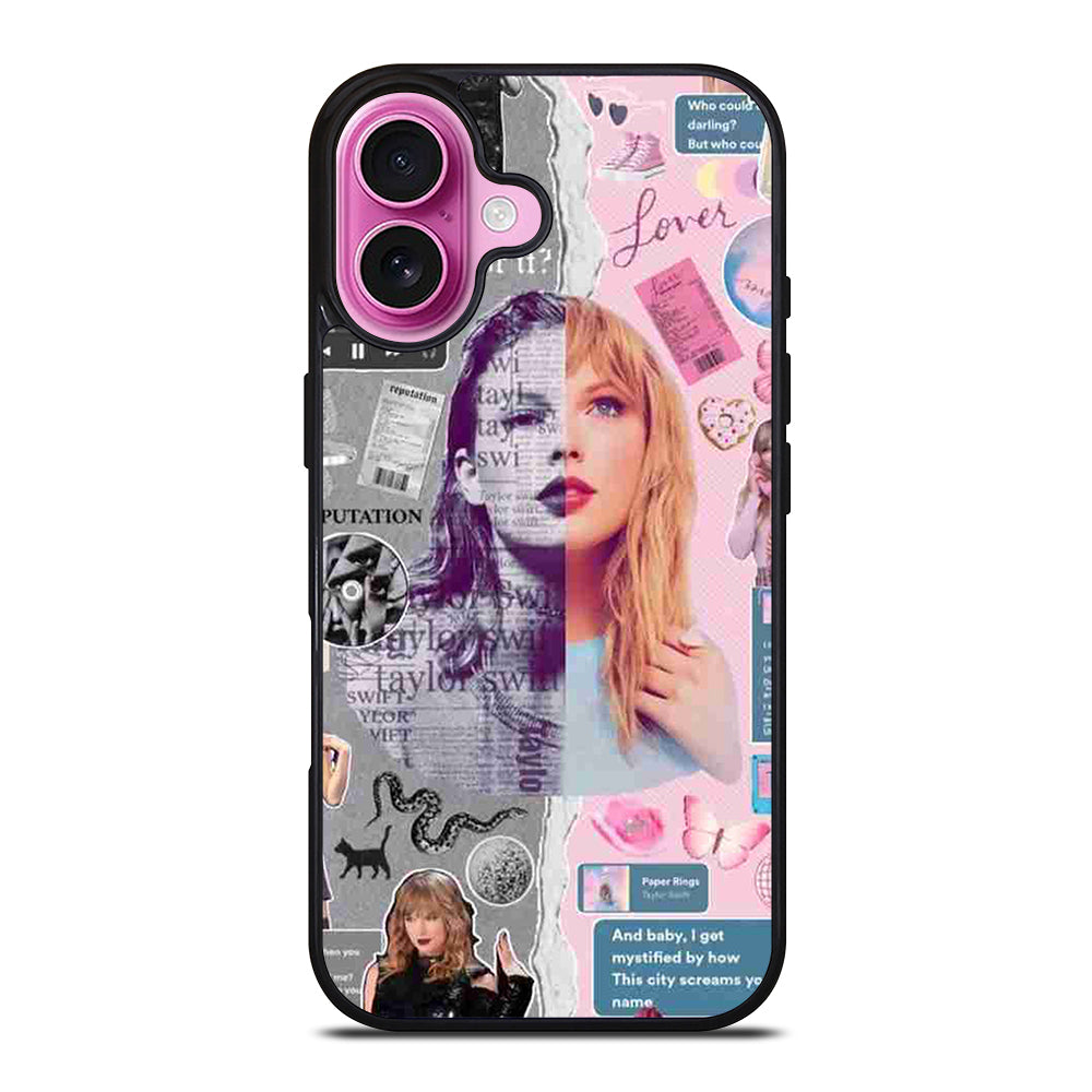 TAYLOR SWIFT COLLAGE 3 iPhone 16 Plus Case Cover