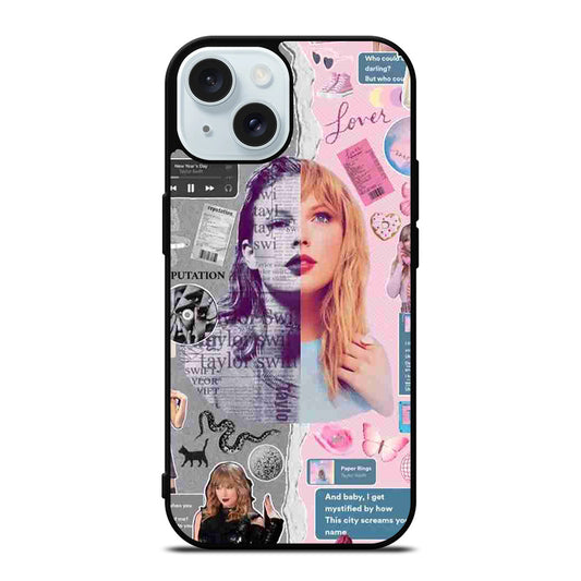 TAYLOR SWIFT COLLAGE 3 iPhone 15 Case Cover