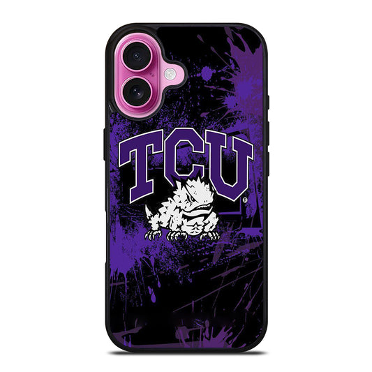 TCU HORNED FROGS ICON iPhone 16 Plus Case Cover