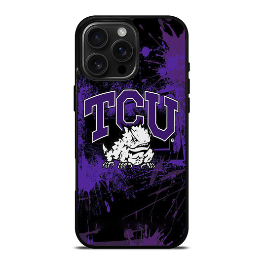 TCU HORNED FROGS ICON iPhone 16 Pro Max Case Cover
