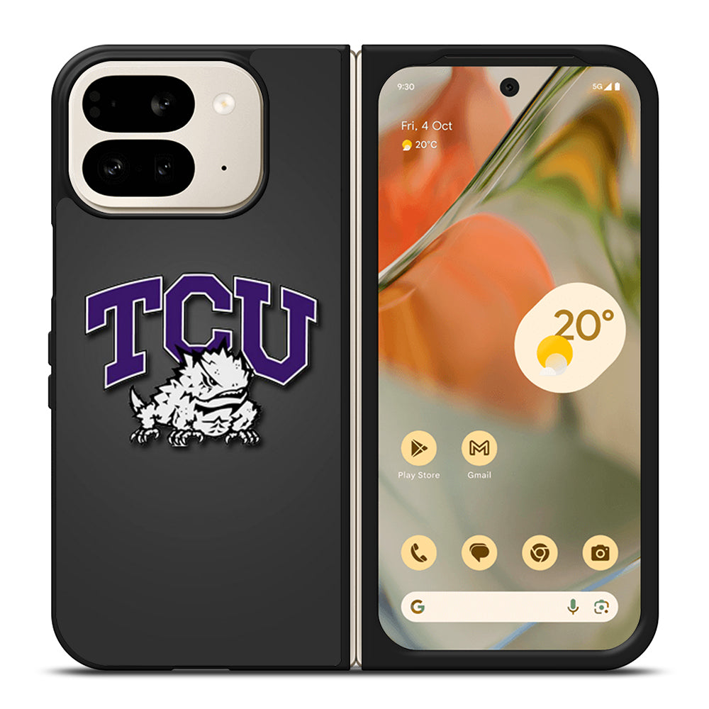 TCU HORNED FROGS LOGO Google Pixel 9 Pro Fold Case Cover