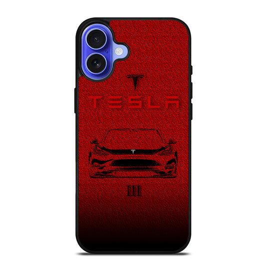 TESLA ICON iPhone 16 Case Cover