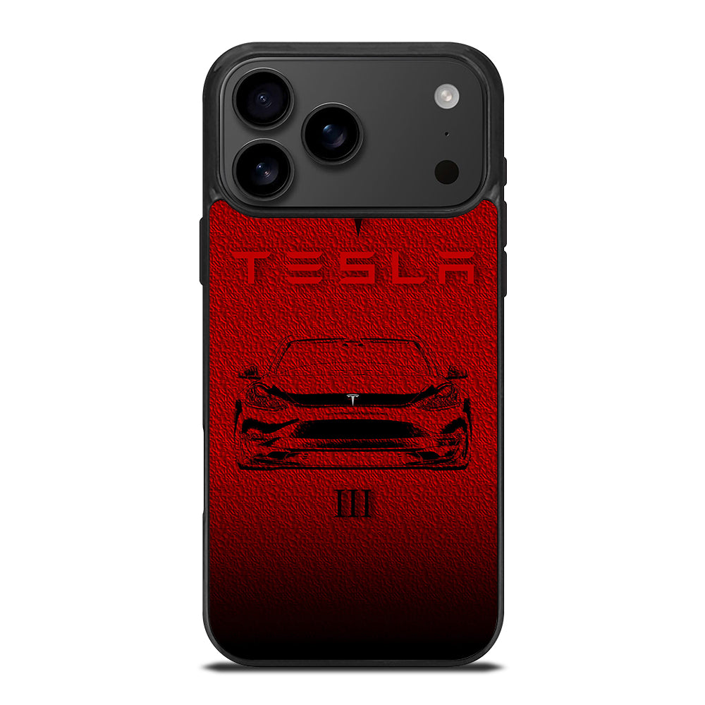 TESLA ICON iPhone 17 Pro Max Case Cover