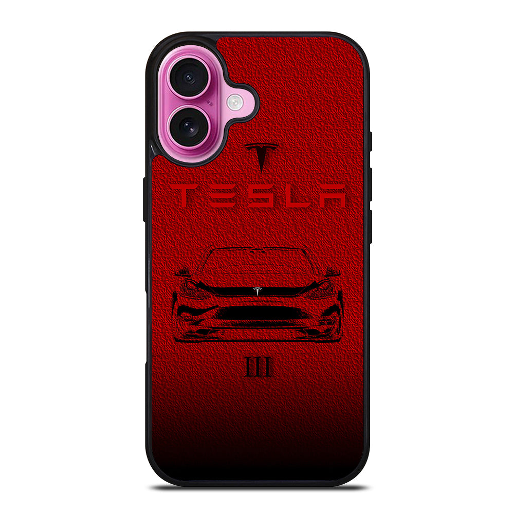 TESLA ICON iPhone 16 Plus Case Cover