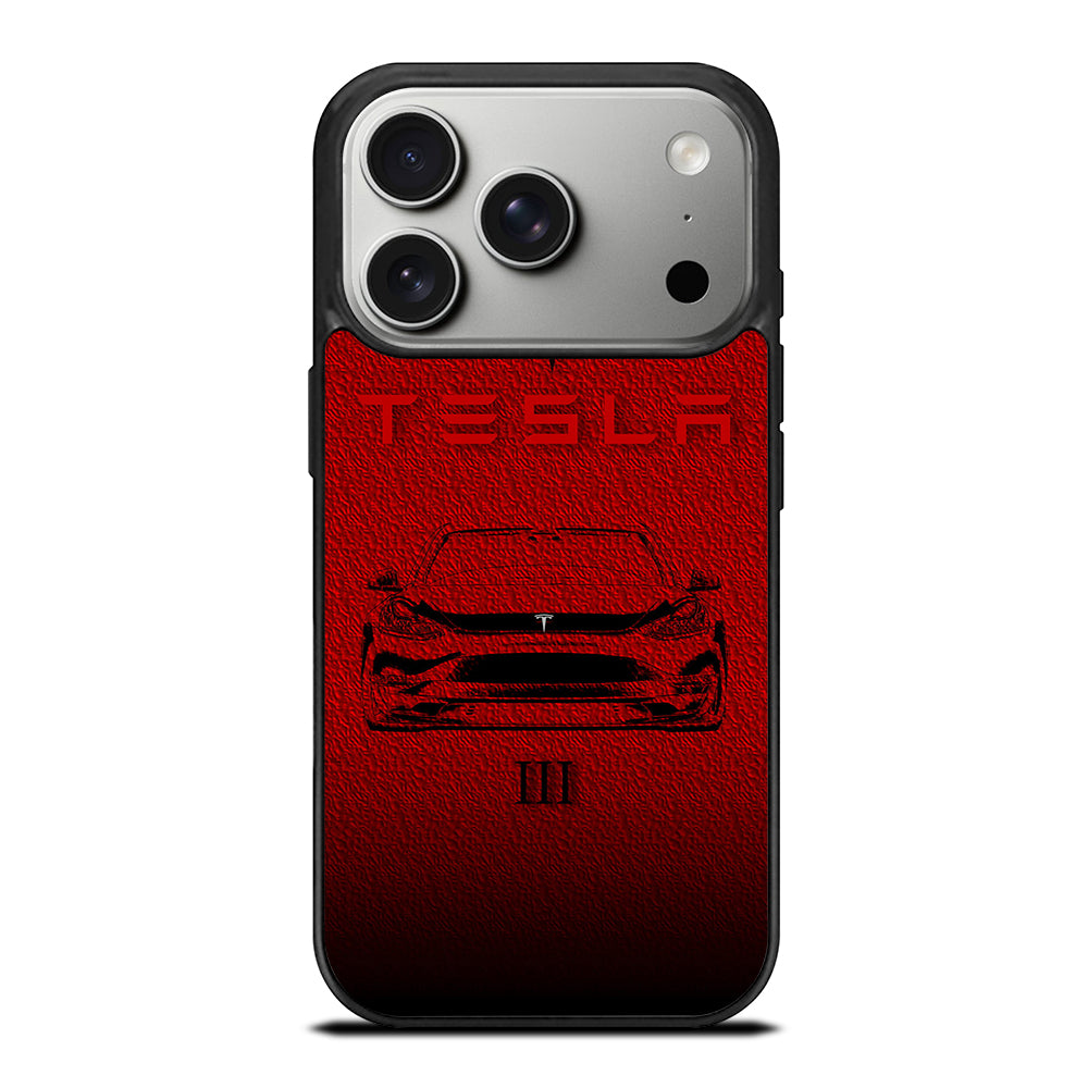 TESLA ICON iPhone 17 Pro Case Cover
