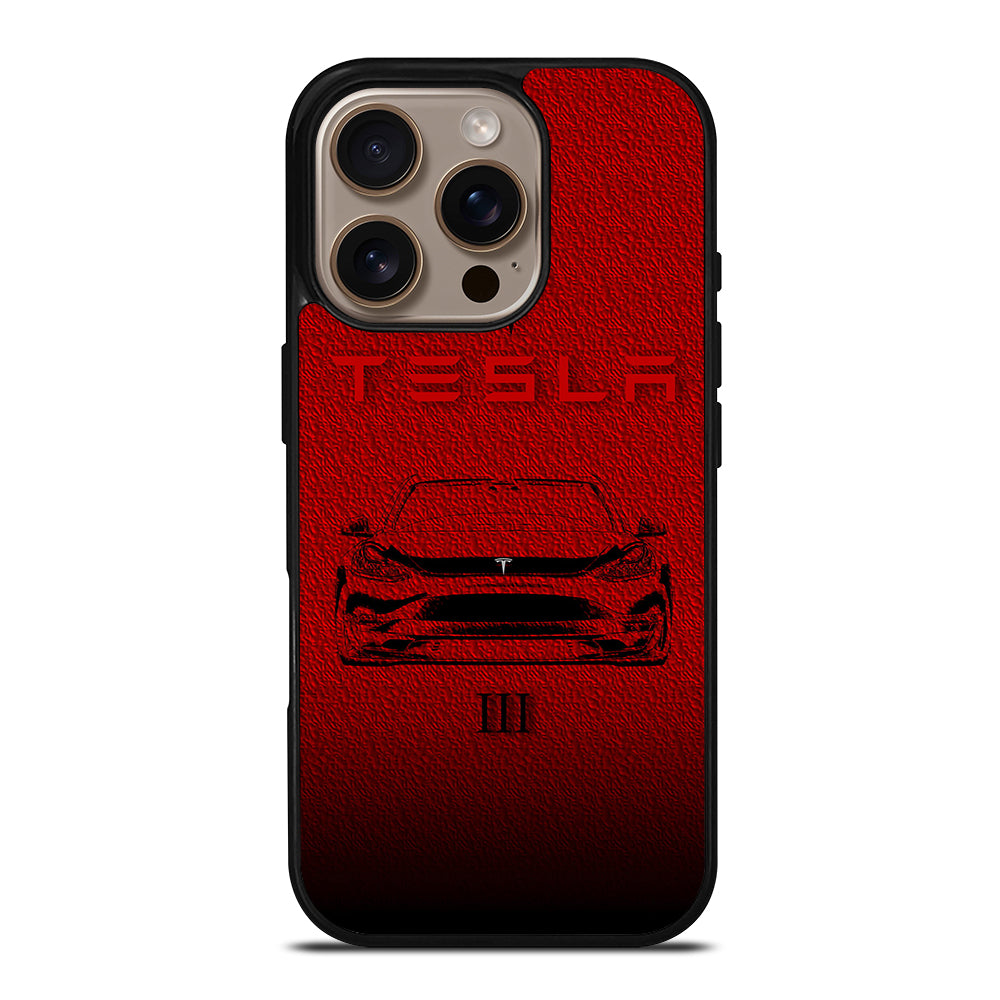 TESLA ICON iPhone 16 Pro Case Cover