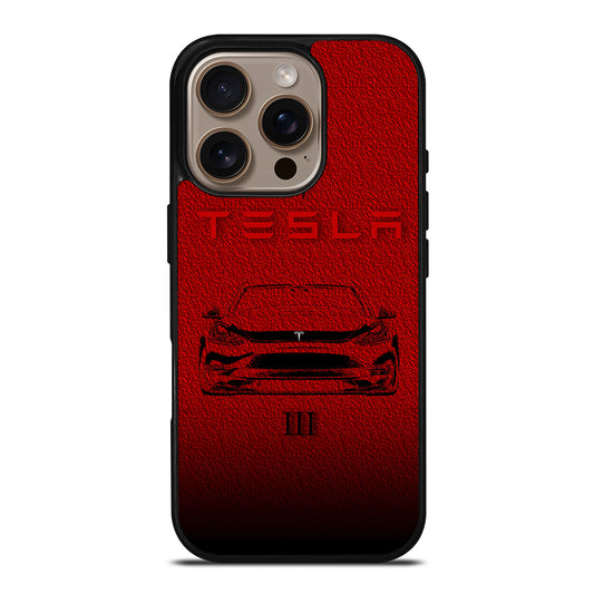 TESLA ICON iPhone 16 Pro Case Cover