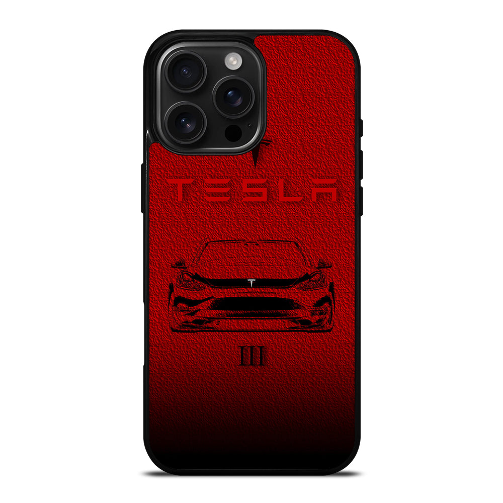 TESLA ICON iPhone 16 Pro Max Case Cover