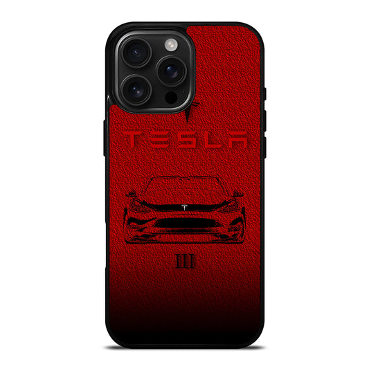 TESLA ICON iPhone 16 Pro Max Case Cover