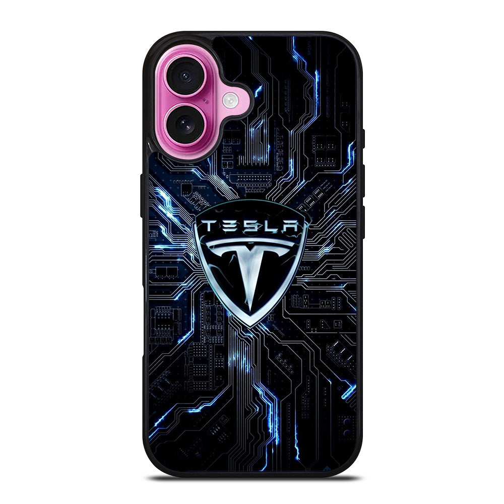 TESLA LOGO 2 iPhone 16 Plus Case Cover