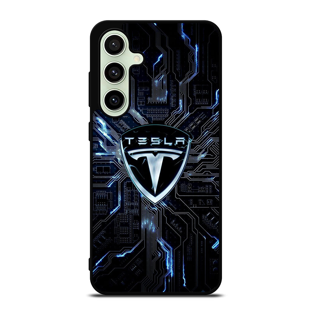 TESLA LOGO 2 Samsung Galaxy S24 FE Case Cover