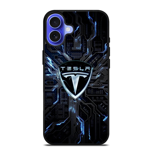 TESLA LOGO 2 iPhone 16 Case Cover