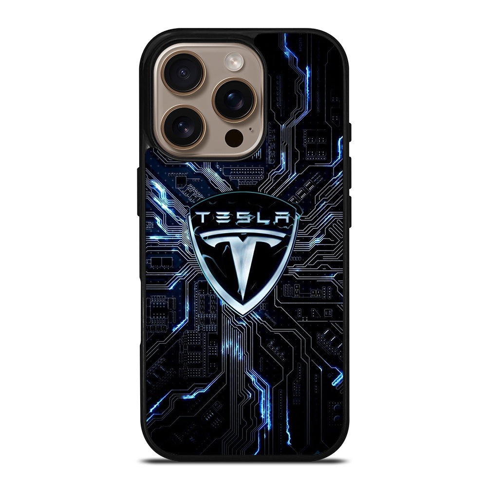 TESLA LOGO 2 iPhone 16 Pro Case Cover